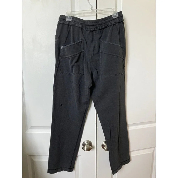 Lululemon Mens Faded Washed Black Joggers Sweat Pants Loungewear 30" - Picture 6 of 7